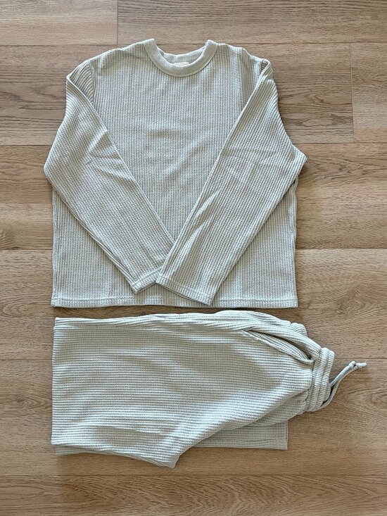 Adanola Other - Adanola Waffle Knit Lounge Set